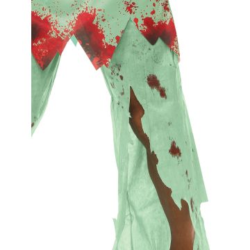 Adult Zombie Surgeon Costume with 3D Baby Chest - Bloodied Scrubs Set