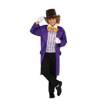 Kids Willy Wonka Costume – Roald Dahl Book Character Outfit