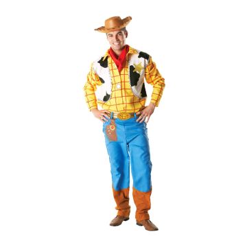 Wild West Costumes - Toy Story Woody Costume Disney Adult Mens Fancy Dress Cowboy Halloween With Wild Western Hat 