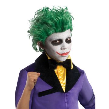 Kids Joker Costume - Purple Villain Suit with Tails and Bow Tie