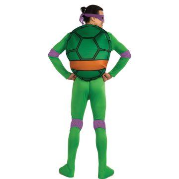 Adult TMNT Donatello Costume - Purple Ninja Turtle Jumpsuit & Mask