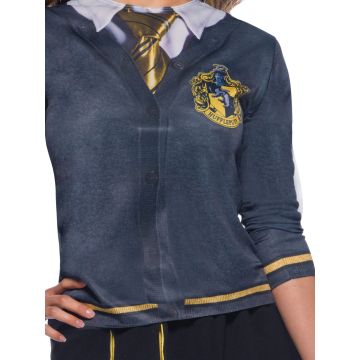 Adult Hufflepuff House Costume Top - Harry Potter Wizarding Student Shirt