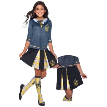 Harry Potter house skirts collection showing Gryffindor Slytherin Ravenclaw Hufflepuff options