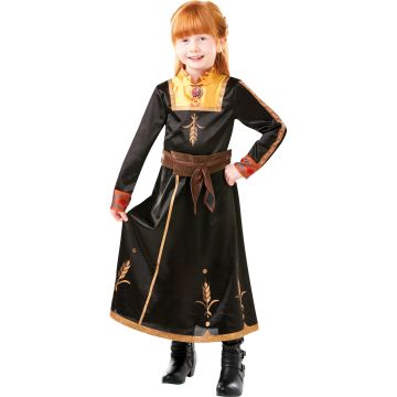 Kids Disney Frozen 2 Anna Deluxe Costume with Cloak and Belt