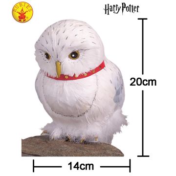 Harry Potter Hedwig Owl Prop - Licensed Snowy Owl Costume Accessory