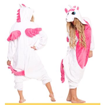 Pink Unicorn Onesie Animal Costume
