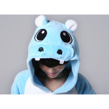Hippo Onesie Animal Costume