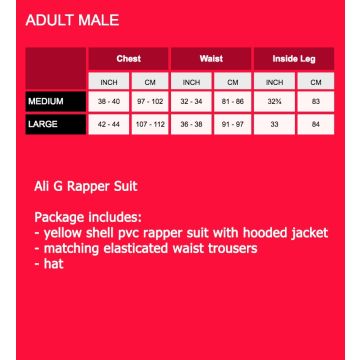 Mens Ali G Rapper Tracksuit