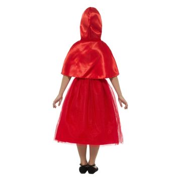 Girls Little Red Riding Hood Costume with Hooded Cape - Fairy Tale Dress