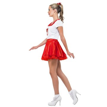 Grease Costume Cheerleader - Adult Women's 1950s Rydell High Outfit