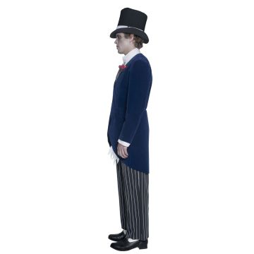 Adult Gothic Groom Costume - Victorian Haunted Manor Gentleman Suit