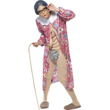 Gravity Granny Adult Unisex Comical Comedy Funny Fancy Dress Bucks Hens Stag Costume
