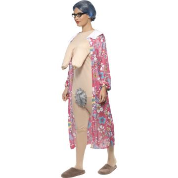 Gravity Granny Adult Unisex Comical Comedy Funny Fancy Dress Bucks Hens Stag Costume