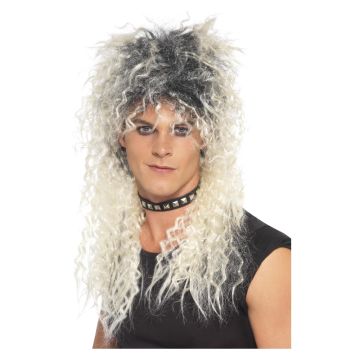 Two Tone Blonde Hard Rocker Wig cs42180
