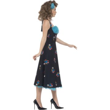 Cha Cha DiGregorio Grease Costume - Adult 1950s Pink Ladies Dress