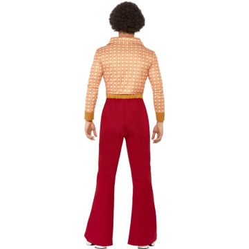 Adult Woodstock Costume - 70s Disco Dancer Groovy Guy Outfit
