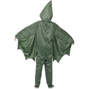 Kids Pterodactyl Dinosaur Costume - Hooded Jumpsuit with Wings