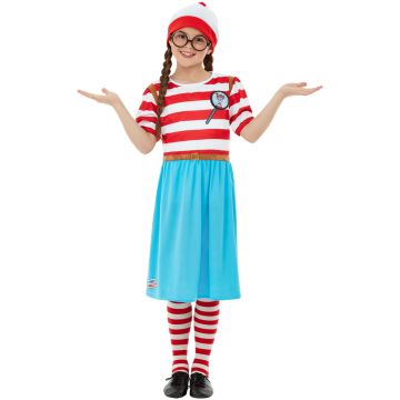 Where’s Wally? Wenda Deluxe Costume – Book Week Dress for Kids 