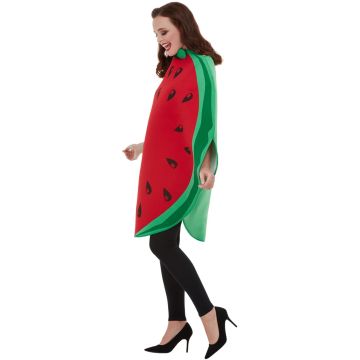 Adult Watermelon Slice Tabard Costume - Novelty Fruit Food Suit