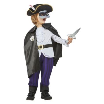 Kids Highway Rat Costume - Book Week Bandit Outfit with Cape & Mask