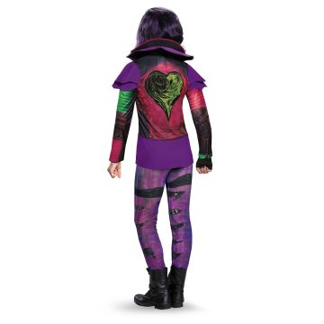 Girls Descendants Mal Jacket Costume with Purple Dragon Scale Panels