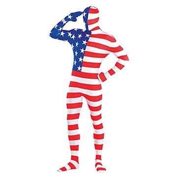 Adult American Flag Partysuit de25069