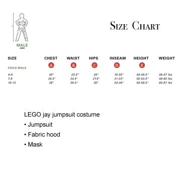 Kids LEGO Ninjago Jay Legacy Costume - Blue Ninja Jumpsuit with Mask
