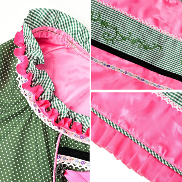 Adult Oktoberfest Beer Maid Costume - Traditional Bavarian Dirndl Dress