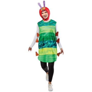 Adult The Very Hungry Caterpillar Costume - Licensed Book Week Tabard with Headpiece