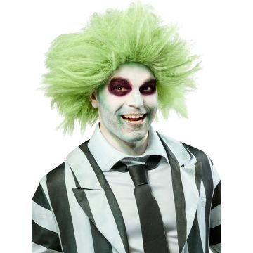 Men's Beetlejuice Striped Suit Costume - Licensed Bio-Exorcist Outfit