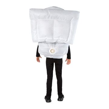Kids Skibidi Toilet Inflatable Costume with Head Mask