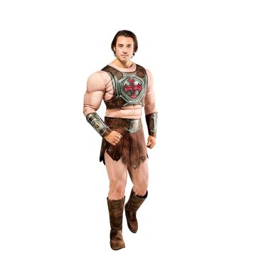 Adult He-Man Deluxe Muscle Costume - Masters of the Universe Jumpsuit with Armor