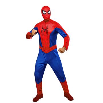 Adult Spider-Man Costume - Marvel Superhero Jumpsuit with Hood