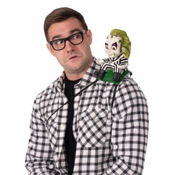 Adult Beetlejuice Shoulder Buddy Accessory - Licensed Film Character Prop