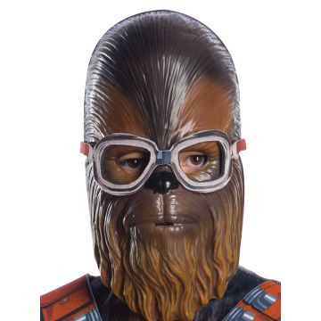 Kids Chewbacca Star Wars Costume with Mask - Licensed Wookiee Jumpsuit