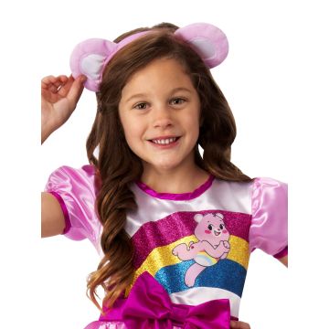 Girls Cheer Bear Care Bears Tutu Dress Costume with Headband