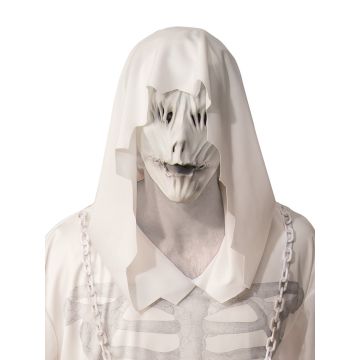 Adult Chained Ghost Skeleton Robe Costume with Skull Mask