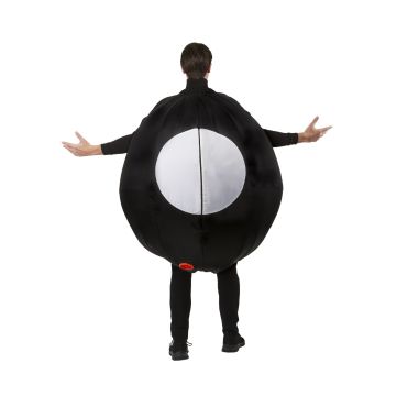 Adult Magic 8-Ball Inflatable Costume - Licensed Mattel Fortune Teller Sphere Suit