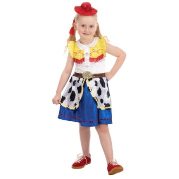 Girls Jessie Toy Story Costume Dress with Hat and Braid