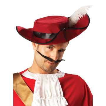 Adult Disney Captain Hook Pirate Costume - Licensed Deluxe Mens Red Jacket Set