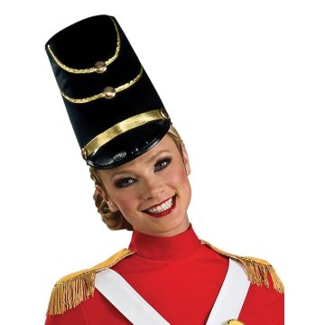 Women's Toy Soldier Costume - Red Military Nutcracker Jumpsuit with Hat