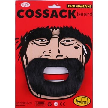Hip Hop Rap Star Eyebrow Moustache & Beard Set