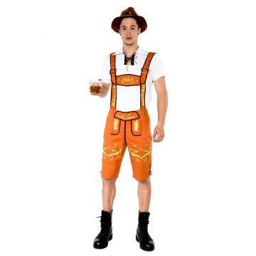 Mens Lederhosen Oktoberfest Costume NO HAT lh215b_1