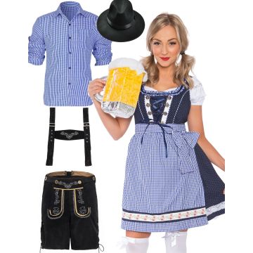 Couple Alpine Beer Maid Vintage Costume lh220blh300blh999