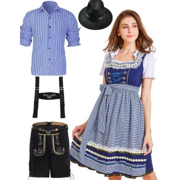 Couple Oktoberfest Beer Maid Wench Costume lh220blh320lh999