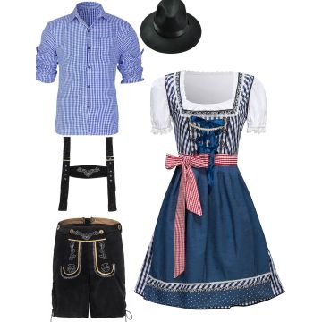Couple Oktoberfest German Wench Costume  lh220blh326blh999