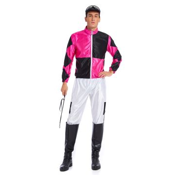 Hot pink jockey costume for Melbourne Cup racing carnival fancy dress events