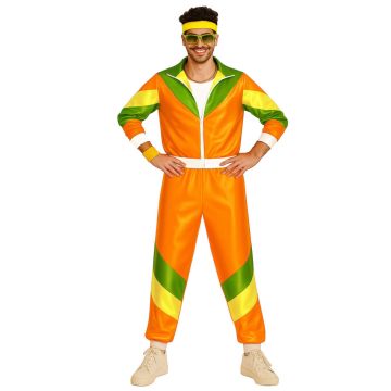 Adult 80s Shell Suit Couple Costume Set - His & Hers Retro Tracksuit