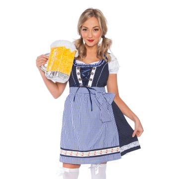 Adult Couples Oktoberfest Costume Set - Bavarian Dirndl and Lederhosen