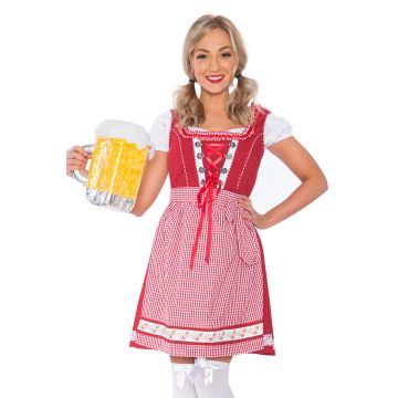 Adult Bavarian Couples Costume Set - Oktoberfest Dirndl & Lederhosen